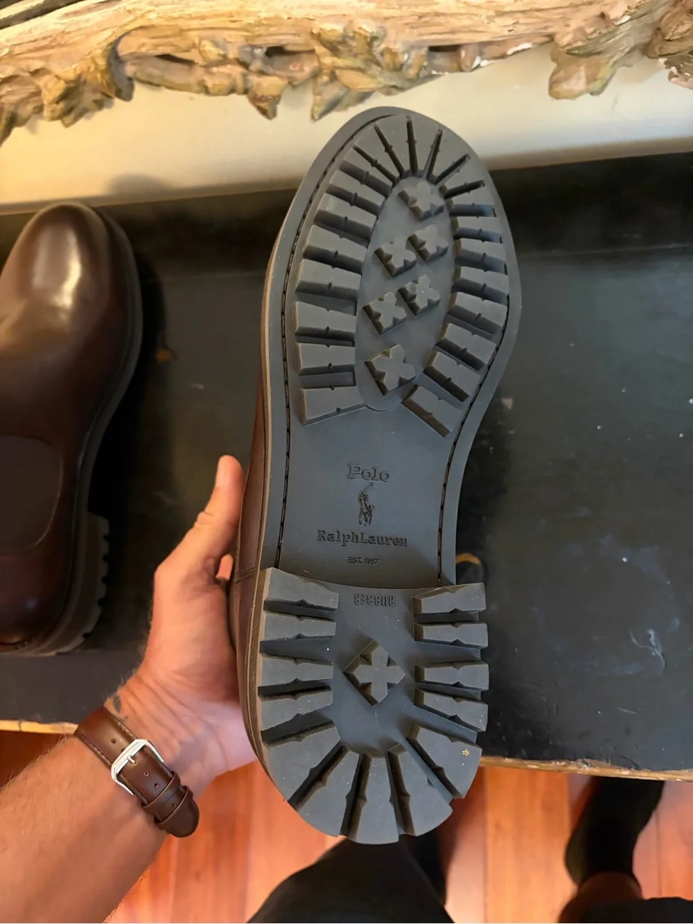 Polo by Ralph Lauren Brown Chukka Chelsea Boots